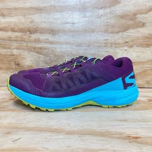 Salomon XA Elevate women’s size 7.5 purple athletic trail running shoes